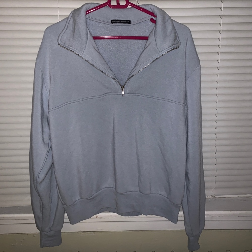 Brandy Melville half zip sweatshirt